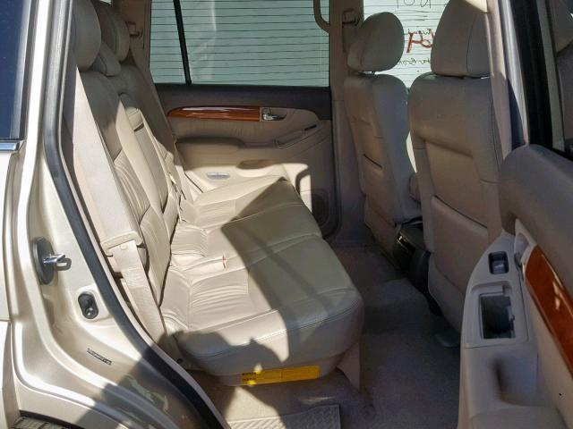 JTJBT20X560124618 - 2006 LEXUS GX 470 GOLD photo 6