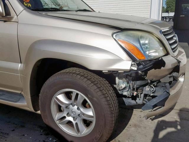 JTJBT20X560124618 - 2006 LEXUS GX 470 GOLD photo 9