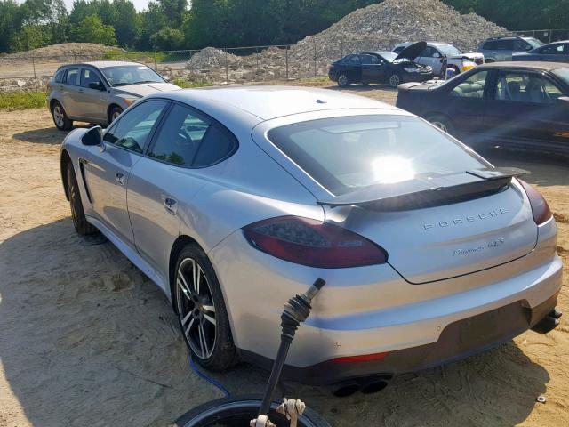 WP0AF2A71EL083440 - 2014 PORSCHE PANAMERA G SILVER photo 3