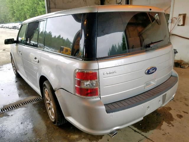 2FMGK5B85DBD03381 - 2013 FORD FLEX SE SILVER photo 3