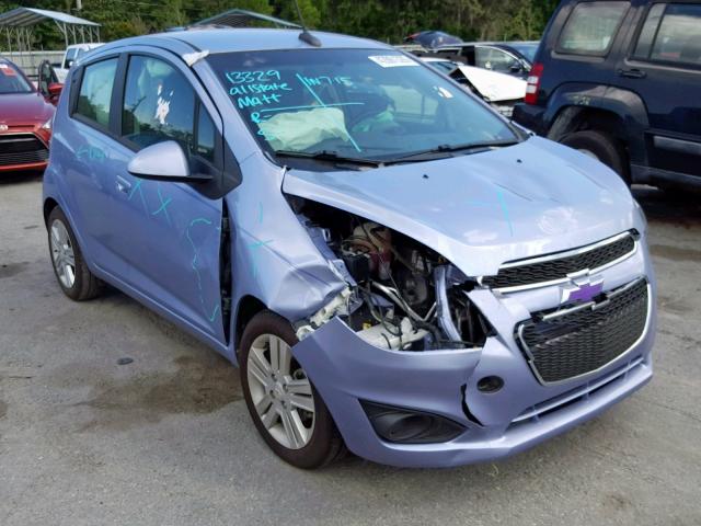 KL8CB6S91EC471014 - 2014 CHEVROLET SPARK LS BLUE photo 1