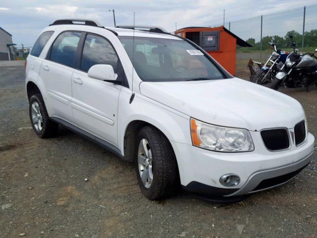 2CKDL63F866206171 - 2006 PONTIAC TORRENT WHITE photo 1