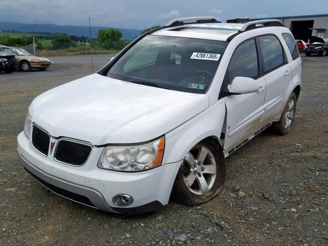 2CKDL63F866206171 - 2006 PONTIAC TORRENT WHITE photo 2