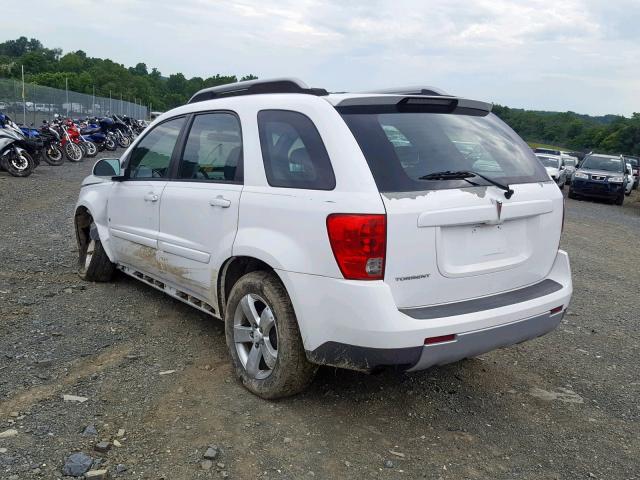 2CKDL63F866206171 - 2006 PONTIAC TORRENT WHITE photo 3