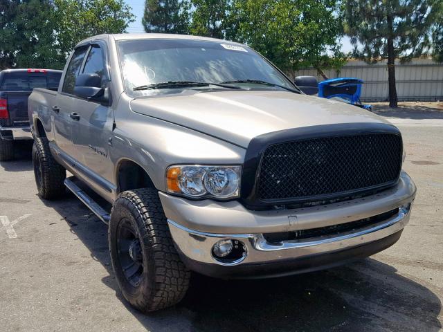 3D7KU28C74G277954 - 2004 DODGE RAM 2500 S GOLD photo 1