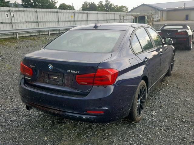 WBA8E5G39HNU43468 - 2017 BMW 320 XI BLUE photo 4