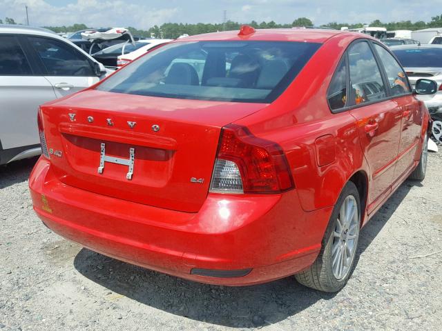 YV1MS382X92452374 - 2009 VOLVO S40 2.4I RED photo 4