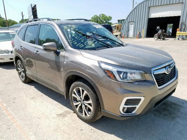 JF2SKASC1KH533335 - 2019 SUBARU FORESTER L GRAY photo 1