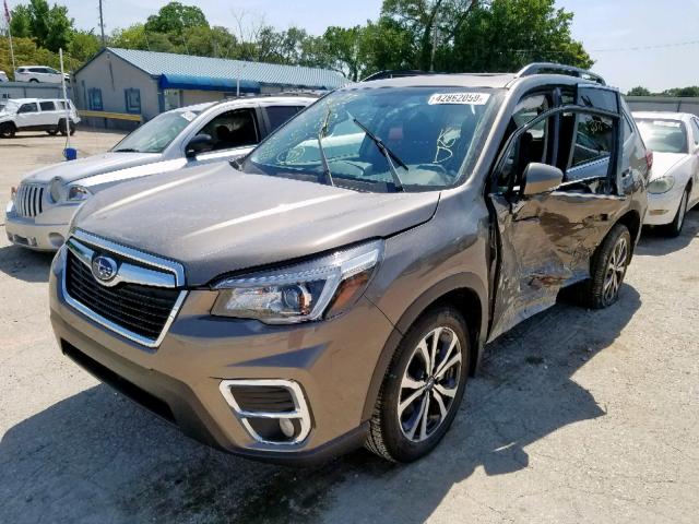 JF2SKASC1KH533335 - 2019 SUBARU FORESTER L GRAY photo 2