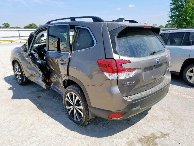 JF2SKASC1KH533335 - 2019 SUBARU FORESTER L GRAY photo 3