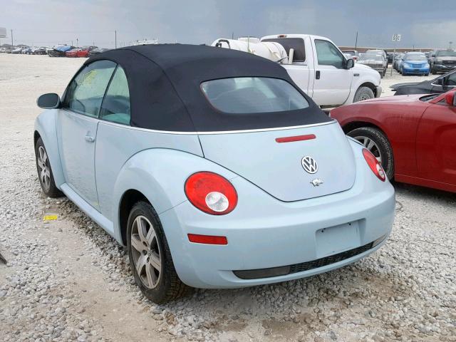 3VWRF31Y36M327569 - 2006 VOLKSWAGEN NEW BEETLE Mavi foto 3