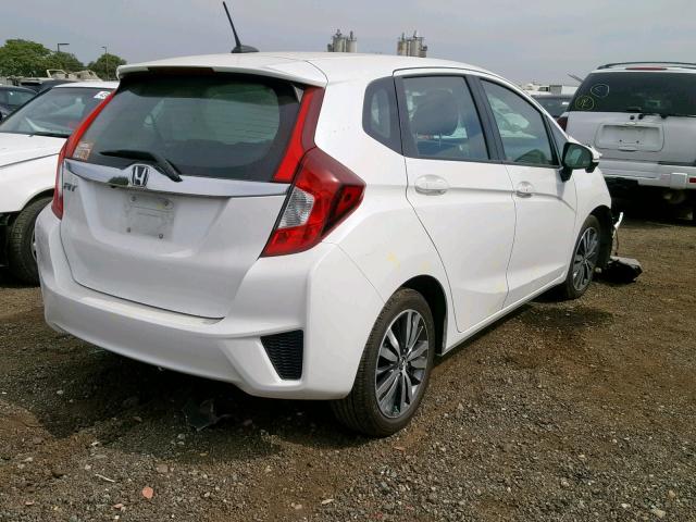 3HGGK5H81FM727896 - 2015 HONDA FIT EX WHITE photo 4