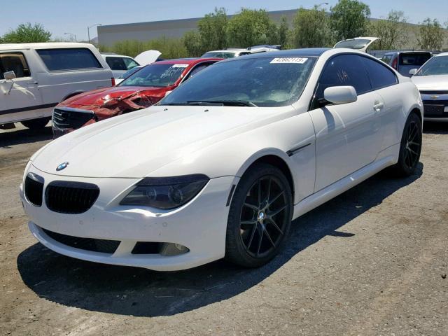 WBAEA5C50ACV92875 - 2010 BMW 650 I WHITE photo 2