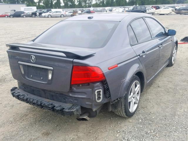 19UUA66206A048046 - 2006 ACURA 3.2TL GRAY photo 4