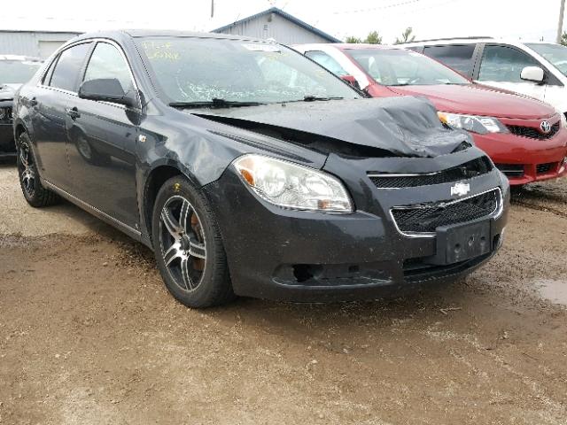 1G1ZH57B98F215236 - 2008 CHEVROLET MALIBU 1LT BLACK photo 1