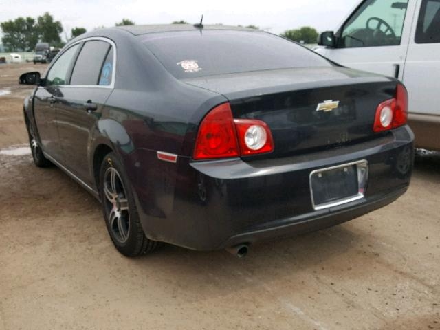 1G1ZH57B98F215236 - 2008 CHEVROLET MALIBU 1LT BLACK photo 3