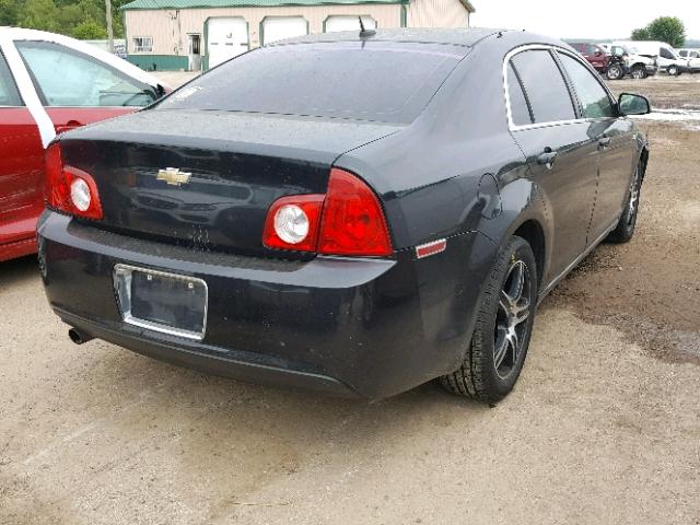 1G1ZH57B98F215236 - 2008 CHEVROLET MALIBU 1LT BLACK photo 4