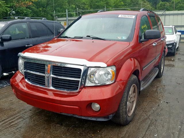 1D8HB48NX7F558418 - 2007 DODGE DURANGO SL RED photo 2