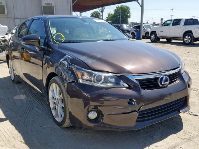 JTHKD5BH0D2126915 - 2013 LEXUS CT 200 BROWN photo 1