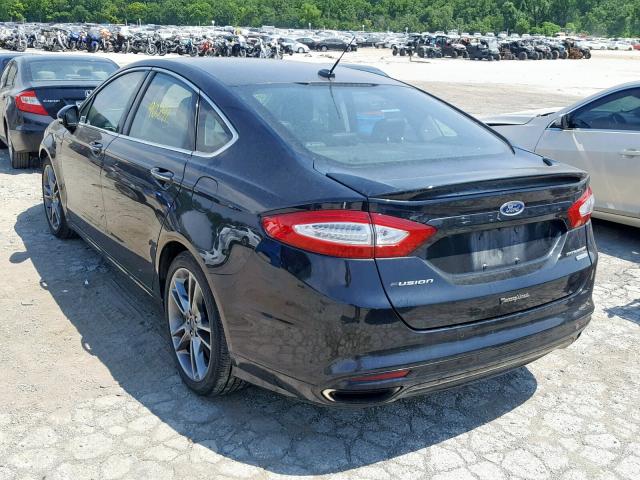 3FA6P0K92FR136730 - 2015 FORD FUSION TIT BLACK photo 3