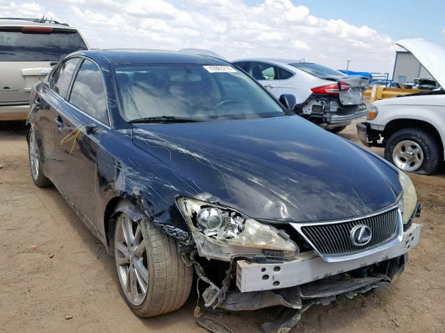 JTHBK262065011887 - 2006 LEXUS IS 250 BLACK photo 1