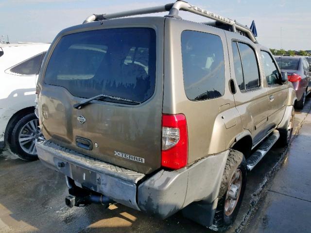 5N1ED28T41C589747 - 2001 NISSAN XTERRA XE GREEN photo 4