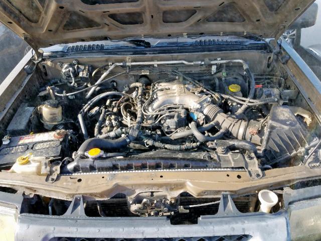 5N1ED28T41C589747 - 2001 NISSAN XTERRA XE GREEN photo 7