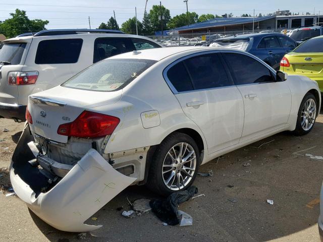 JNKCV61F49M364611 - 2009 INFINITI G37 WHITE photo 4