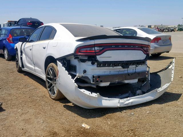 2C3CDXBG4FH820093 - 2015 DODGE CHARGER SE WHITE photo 3