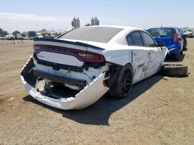 2C3CDXBG4FH820093 - 2015 DODGE CHARGER SE WHITE photo 4