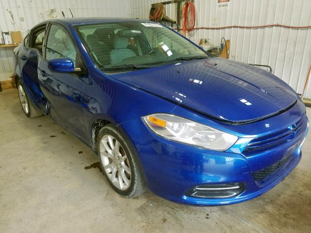 1C3CDFBH2DD708695 - 2013 DODGE DART SXT BLUE photo 1