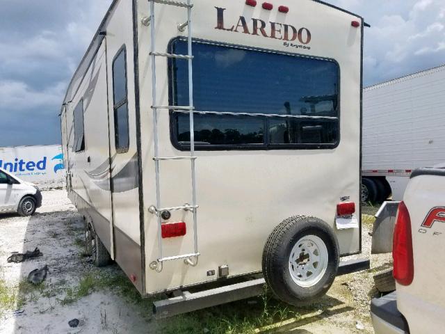 4YDF34620EK602097 - 2014 KEYSTONE LAREDO CREAM photo 3