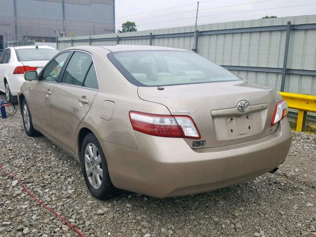 4T1BB46K79U067943 - 2009 TOYOTA CAMRY HYBR BEIGE photo 3