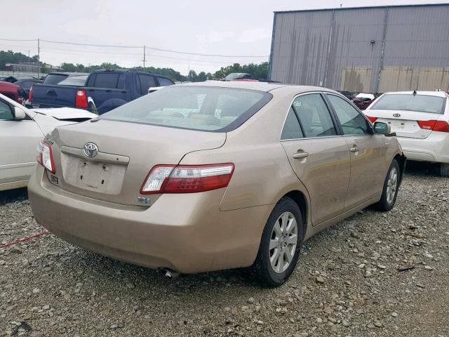 4T1BB46K79U067943 - 2009 TOYOTA CAMRY HYBR BEIGE photo 4