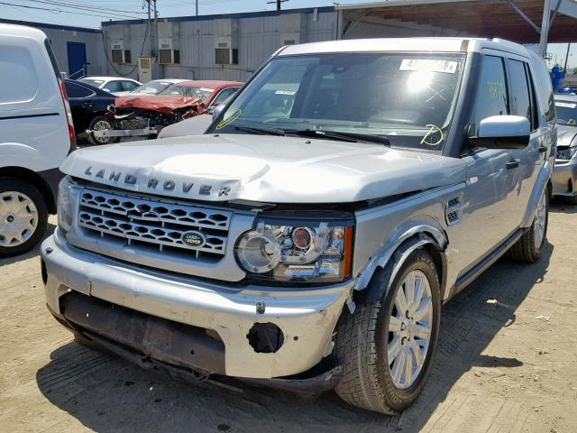 SALAG2D44DA652539 - 2013 LAND ROVER LR4 HSE SILVER photo 2