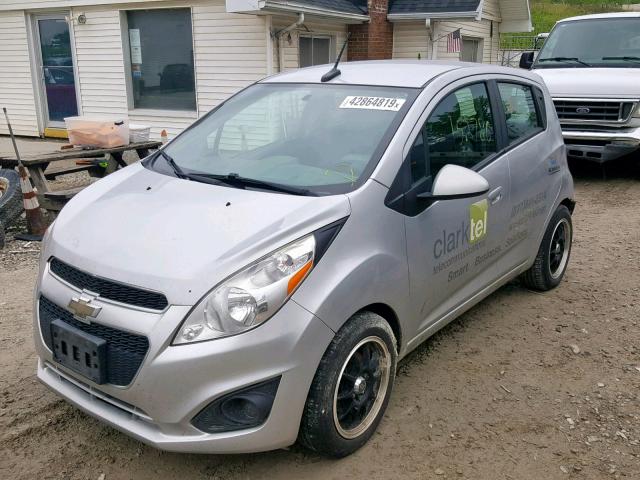 KL8CB6S94DC554516 - 2013 CHEVROLET SPARK LS SILVER photo 2