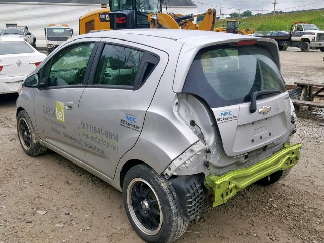 KL8CB6S94DC554516 - 2013 CHEVROLET SPARK LS SILVER photo 3