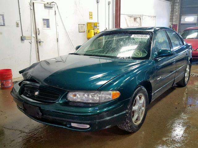 2G4WB55K0Y1333516 - 2000 BUICK REGAL LS GREEN photo 2