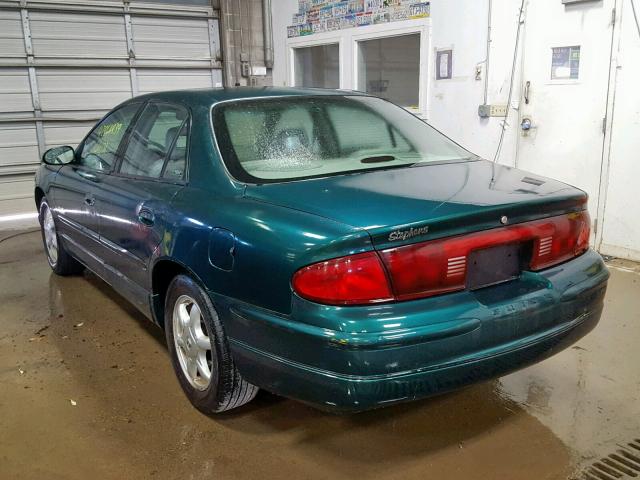 2G4WB55K0Y1333516 - 2000 BUICK REGAL LS GREEN photo 3