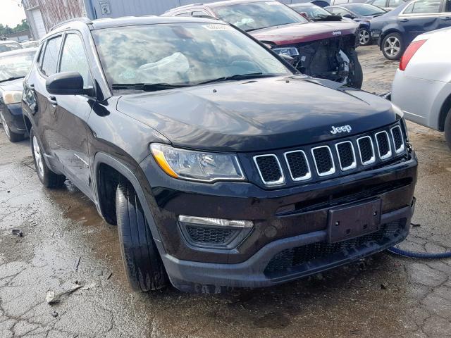 3C4NJCAB6HT597934 - 2017 JEEP COMPASS SP შავი ფოტო 1