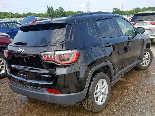 3C4NJCAB6HT597934 - 2017 JEEP COMPASS SP შავი ფოტო 4