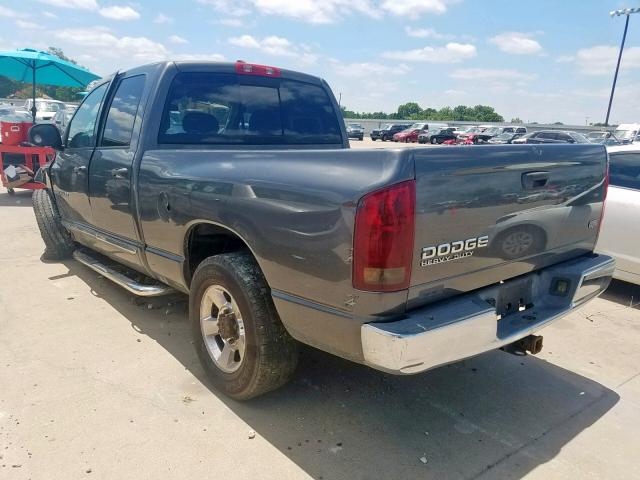 3D7KA28D34G176492 - 2004 DODGE RAM 2500 S GRAY photo 3