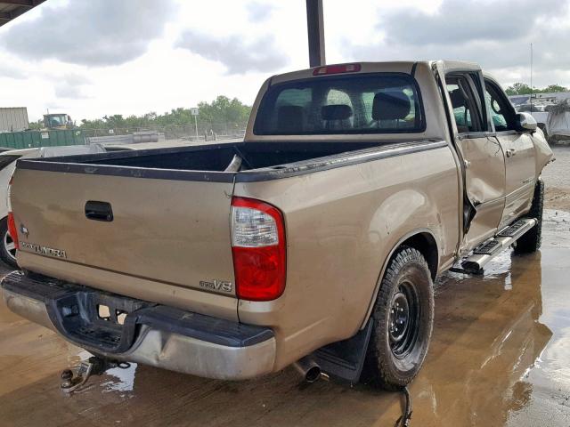 5TBET34196S498618 - 2006 TOYOTA TUNDRA DOU GOLD photo 4