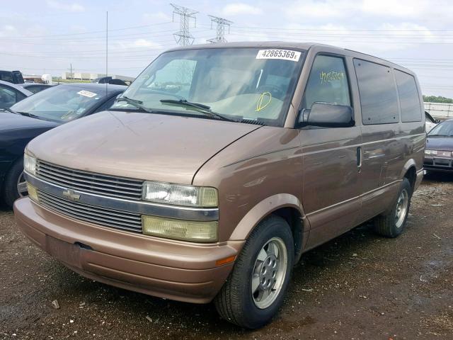 1GNDM19X83B102805 - 2003 CHEVROLET ASTRO TAN photo 2