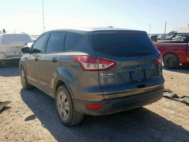 1FMCU0F71EUA13146 - 2014 FORD ESCAPE S GRAY photo 3