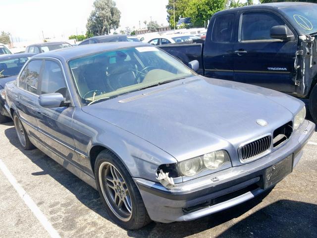 WBAGG83481DN86459 - 2001 BMW 740 I AUTO BLUE photo 1