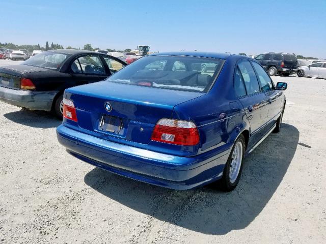 WBADN63411GM72282 - 2001 BMW 540 I AUTO BLUE photo 4