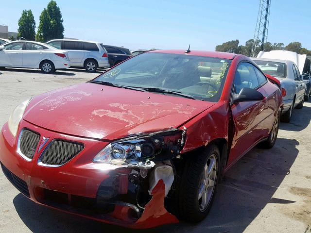 1G2ZH178864122189 - 2006 PONTIAC G6 GT RED photo 2