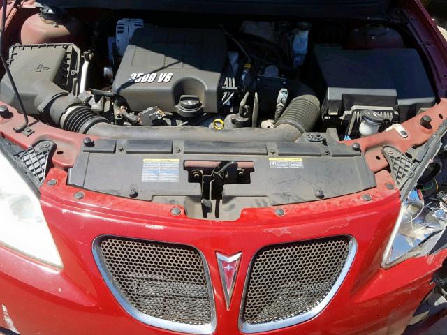 1G2ZH178864122189 - 2006 PONTIAC G6 GT RED photo 7