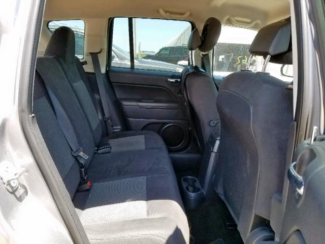 1C4NJCBA4FD397210 - 2015 JEEP COMPASS SP ვერცხლისფერი ფოტო 6